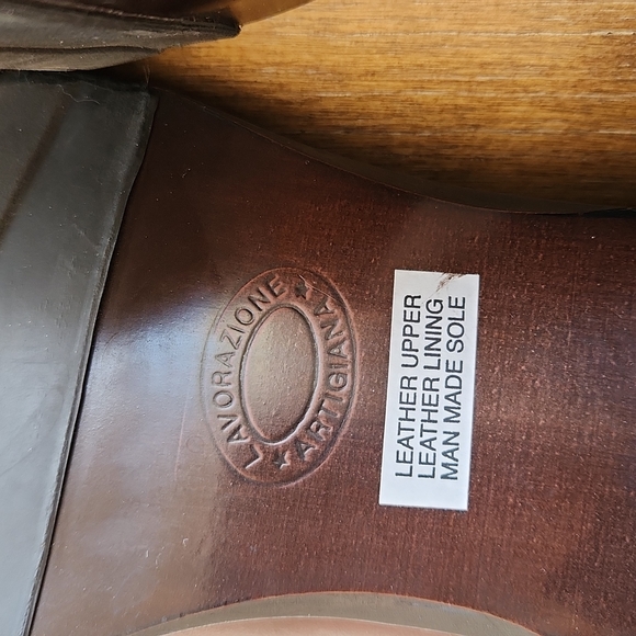 NEW LAVORAZIONE ARTIGIANA SUNDANCE LEATHER OXFORDS - Picture 10 of 16